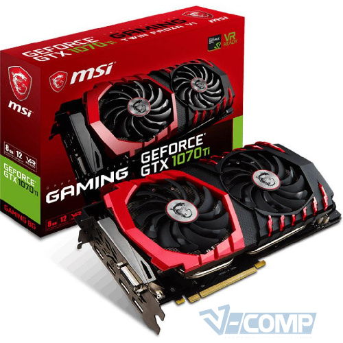 Видеокарта MSI GeForce GTX1070 Ti Gaming, 8Gb (GTX 1070 Ti GAMING 8G)