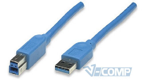 Кабель USB 3.0 AM-BM, Manhattan