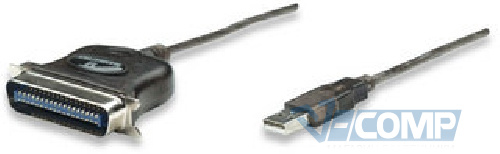 Переходник USB - LPT, Manhattan