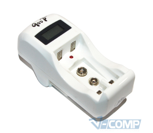 Зарядное устройство Godp C902, 2AA/2AAA/9V, White