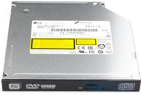 Оптический привод для ноутбука DVD±RW LG GTC0N, Black (GTC0N)