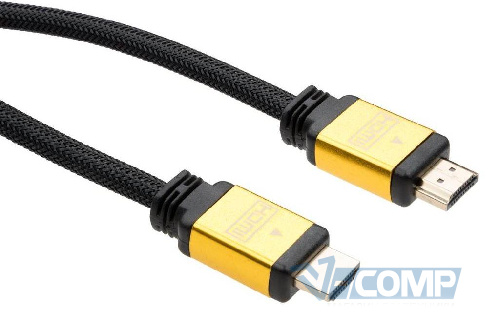 Кабель Vinga HDMI - HDMI, 5м, Black (VCPDCHDMI2VMM5BK)
