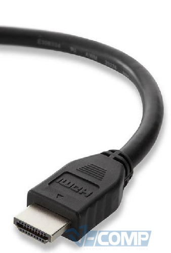 Кабель Belkin HDMI - HDMI, 1.5м High Speed, Black (F3Y017BT1.5MBLK)
