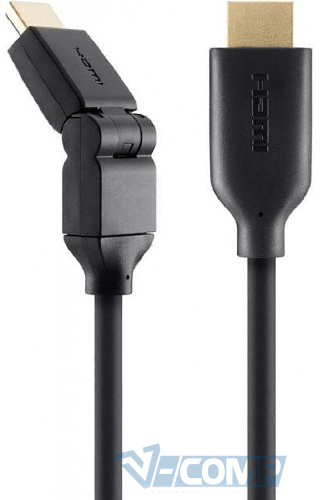 Кабель Belkin HDMI - HDMI, 2м High Speed, Black (F3Y026BT2M)