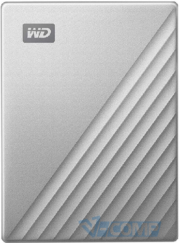 Внешний жесткий диск Western Digital My Passport Ultra, 1Tb, Silver (WDBC3C0010BSL-WESN)