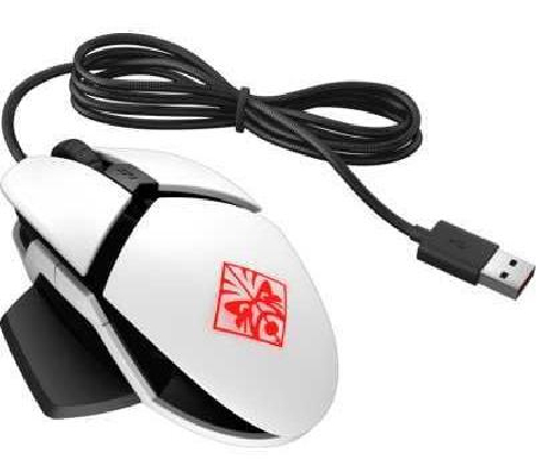 Мышка HP Omen Reactor, White/Red (7ZF19AA)