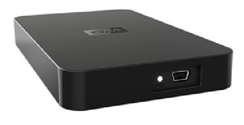 Внешний жесткий диск Western Digital Elements, 500Gb, Black (WDBAAR5000ABK-EESN)