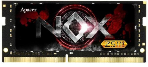 Оперативная память для ноутбука So-dimm Apacer DDR4 3000Mhz 8Gb Nox (EV.08G2Z.GGE)