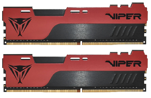 Оперативна пам′ять Patriot DDR4 2666Mhz 16Gb (2x8Gb) Viper Elite II Black/Red (PVE2416G266C6K)