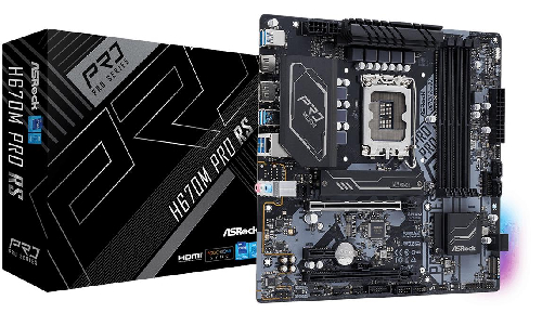 Материнська плата LGA1700 AsRock H670M Pro RS (H670M PRO RS)