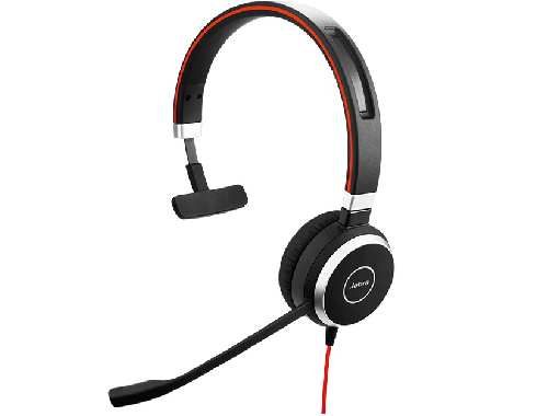 Навушники Jabra Evolve 40 MS Mono, Black (6393-823-109)