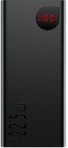 Универсальная мобильная батарея Baseus Adaman Metal 22.5W, 20 000мАч, Black (PPAD000101)