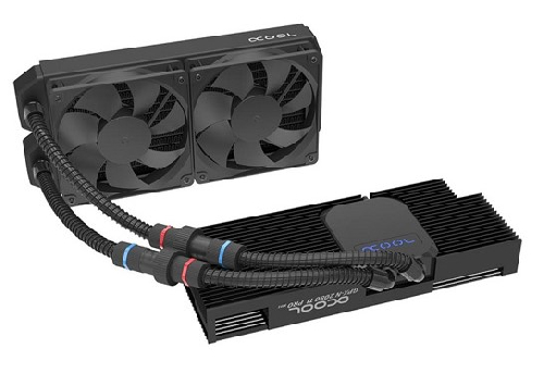 Система рідинного охолодження для відеокарти Alphacool Eiswolf 240 GPX Pro Nvidia Geforce RTX 2080Ti Strix M12, 2x120мм (Alphacool Eiswolf 240 GPX)