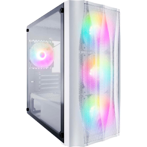 Корпус 1stPlayer X3-M-4F1-W-WH with Window, White (X3-M-4F1-W-WH)
