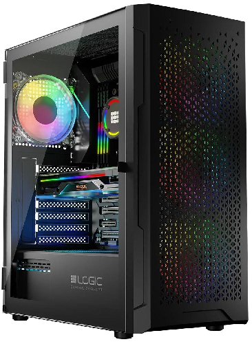 Корпус Logic Concept Aramis ARGB Midi with Window, Black (AT-ARAMIS-10-0000000-0002)