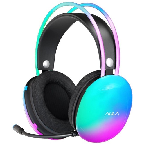 Навушники Aula S505 RGB Transpaent Gaming Headset, Black (6948391235479)