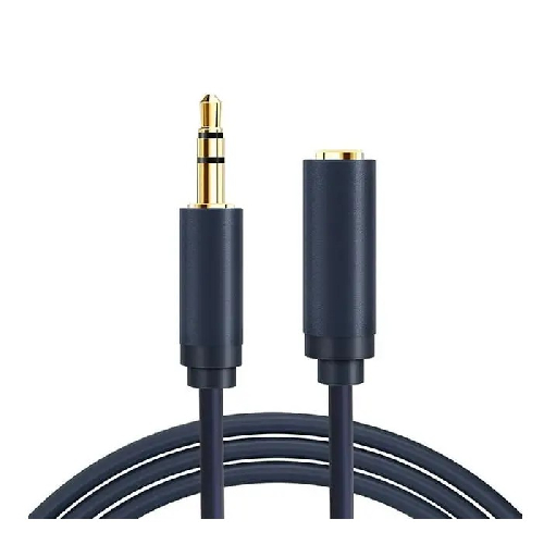 Кабель Cabletime Audio Jack 3.5mm M - Jack 3.5mm F 3pin, 1.5м, Black (CF16J)