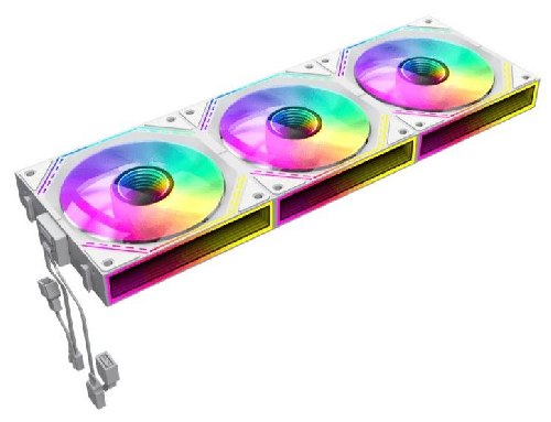 Кулер для корпусу GameMax FN12A-S3I-W White, 3x120мм (FN12A-S3I-W)