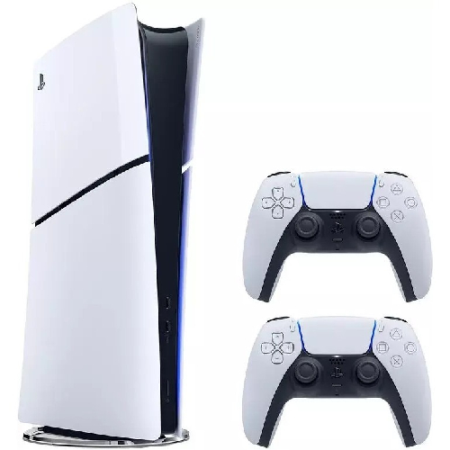 Ігрова консоль Sony PlayStation 5 Slim Digital Edition 1Tb White + додатковий джойстик DualSense (1000042065/1000042066)