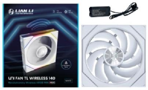 Кулер для корпусу Lian-Li Uni Fan TL Wireless Reverse 140-1, White, 140мм (G99.14RTL1W1W.00)