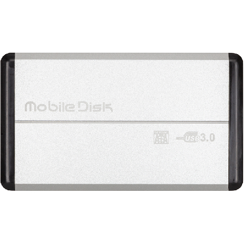 Зовнішня кишеня 2.5" PowerPlant для HDD/SSD USB 3.0, Silver (HC380015)