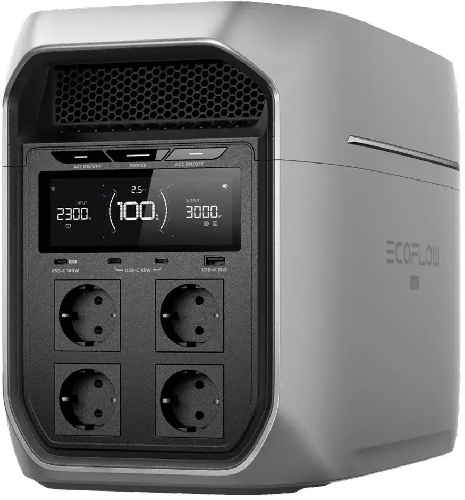 Зарядна станція EcoFlow Delta 3 Max Plus, 3000W/2048Wh (EFD3MP-EU-CBOX)
