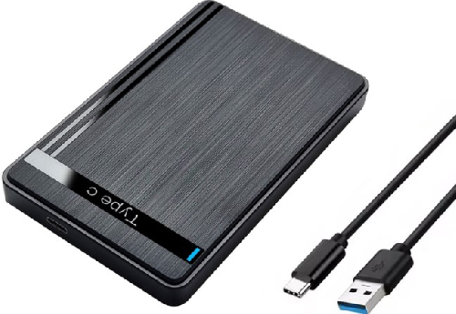 Зовнішня кишеня 2.5" Dynamode DM-CAD-25317C для HDD/SSD Type-C 3.1, Black (DM-CAD-25317C)
