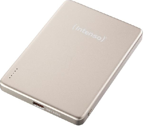 Універсальна мобільна батарея Intenso MW5000 20W/Qi 15W, 5 000mAh Magnetic Champagne (7344021)