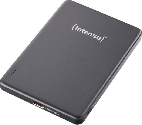 Універсальна мобільна батарея Intenso MW5000 20W/Qi 15W, 5 000mAh Magnetic Grey (7344024)