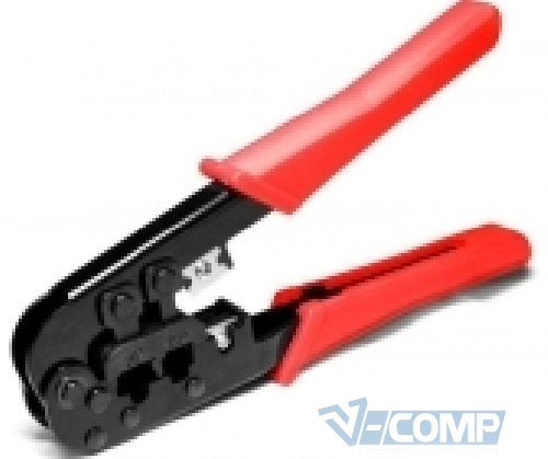 LogicPower для обжима RJ-45 (8P8C) и RJ-1211 (6P6C), резиновые ручки (LPT-10)