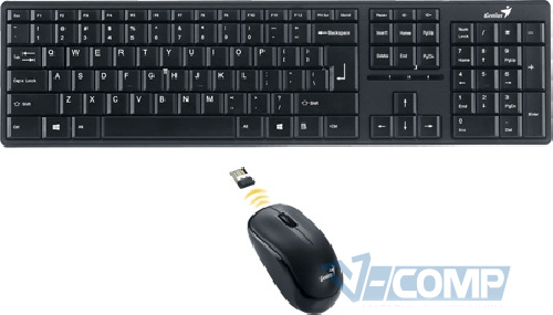 Genius SlimStar 8000ME, USB, Black, UKR