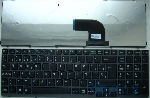Клавиатура для ноутбука SONY SVE15, E15, E17, SVE15, SVE17, RU, Black