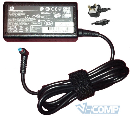 Блок питания для ноутбука HP/Compaq 19.5V 2.31A 45W (4.5*3.0 with Pin Blue) ORIGINAL