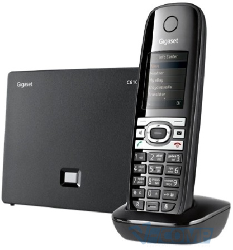 Gigaset C610A IP Shiny, Black