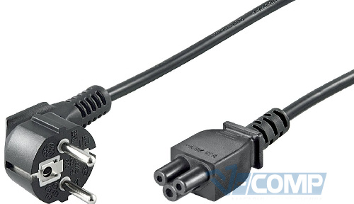 Кабель питания для ноутбука ATcom CEE 7/7 - C15, 1.8м, Black