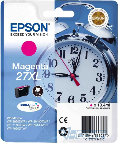 Epson Картридж 27XL WF-7620 Magenta (C13T27134020)