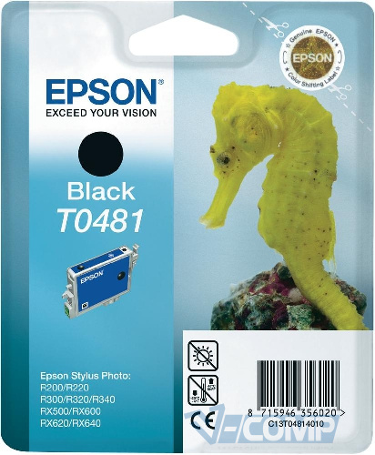 Epson Картридж R200/300 RX500/600 Black (C13T04814010)