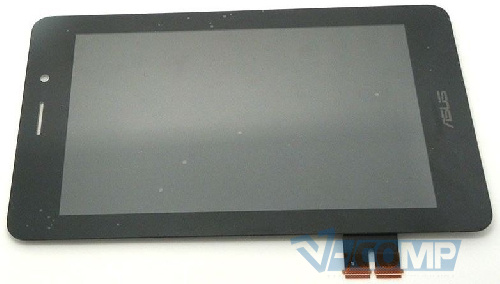 Матрица для планшета 7" Asus MeMO Pad ME371 с рамкой. LCD модуль (Дисплей + тачскрин+рамка) Original, Black