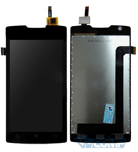 Дисплей Lenovo A1000 with touchscreen black orig