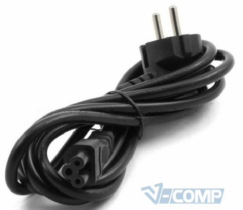 Кабель питания 220V Drobak CEE 7/16 3pin, 1.2м, Black (215335)