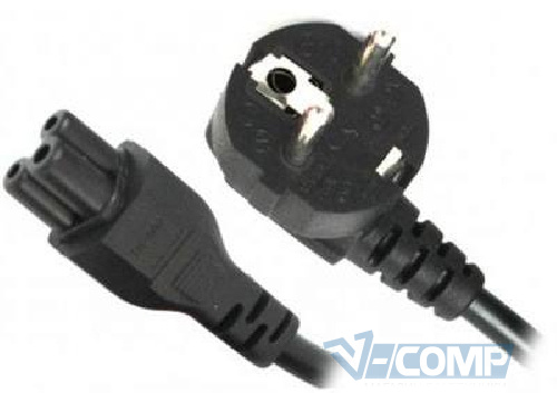 Кабель питания 220V Maxxter CEE 7/17 - C5, 1.8м, Black (CL-15-6)
