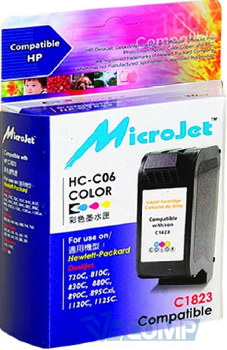 MicroJet Картридж для HP №23 Color (C1823D) (HC-C06)