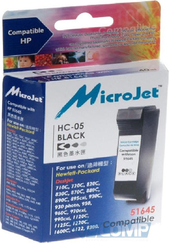 MicroJet Картридж для HP №45 Black 850C/1100C/1600C (HC-05)