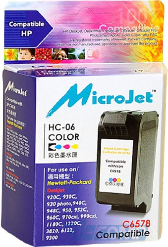 MicroJet Картридж для HP №78 Color для HP DJ 930C/950C/970C (HC-06)