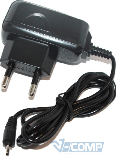Сетевое зарядное устройство Nokia AC-4E (Enegro Plus) Black, 5V / 500mA, разъем DC 2мм