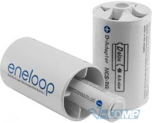 Адаптер-переходник Panasonic Eneloop с типа AA на D*2