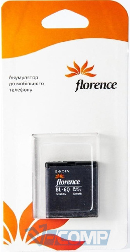 Аккумуляторная батарея Florence (BL-6Q) для Nokia 6700 Classic