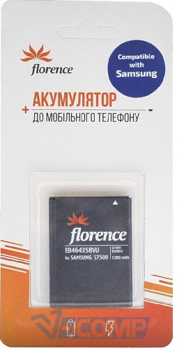 Аккумуляторная батарея Florence (EB464358VU) для Samsung Galaxy Ace Plus S7500