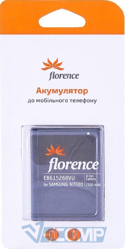 Аккумуляторная батарея Florence (EB615268VU) для Samsung Galaxy Note N7000