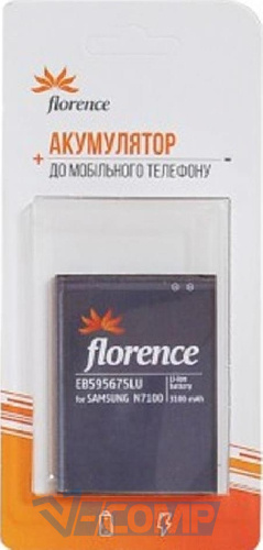 Аккумуляторная батарея Florence (EB595675LU) для Samsung Galaxy Note 2 N7100